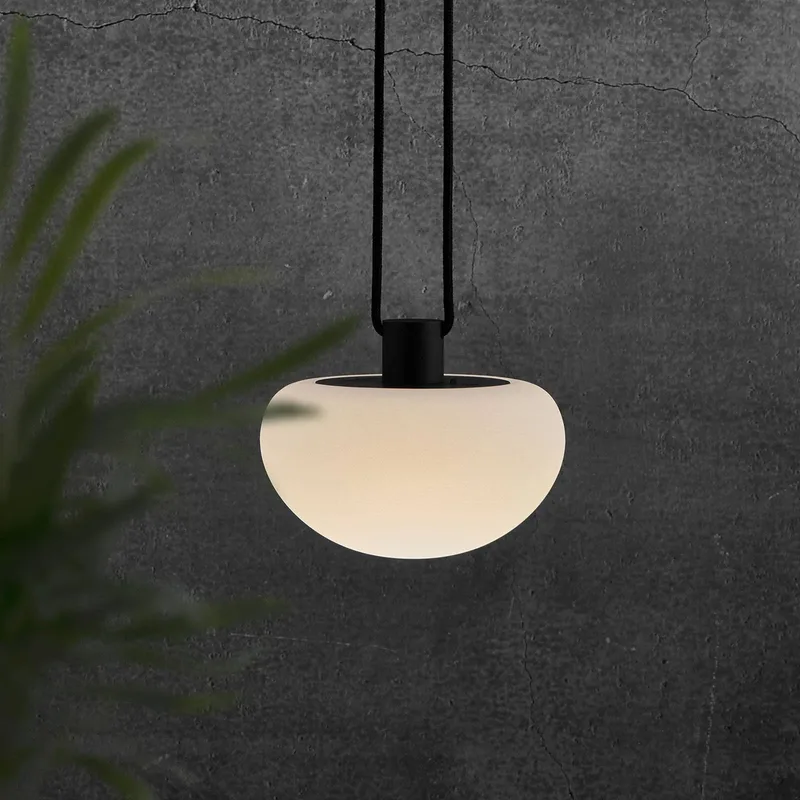 Sfeerlamp Sponshanger met oplaadbare batterij by Nordlux in Wit, zwart – product photo