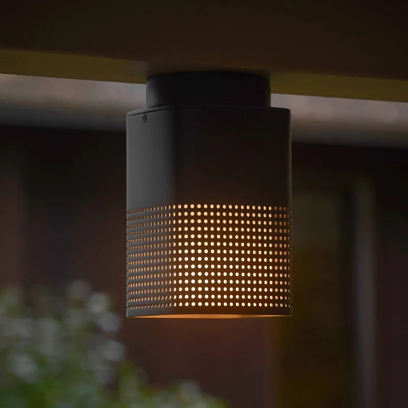 Sidara Seaside buiten-downlight, IP54, E27 by Nordlux in Zwart – product photo