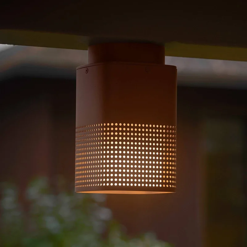 Sidara Seaside buiten-downlight, metallic, IP54, E27 by Nordlux in Bruin – product photo