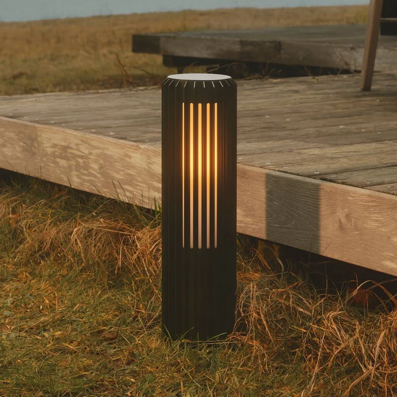 Sokkellamp Aludra 45 Seaside, aluminium von Nordlux in Zwart – Produktfoto