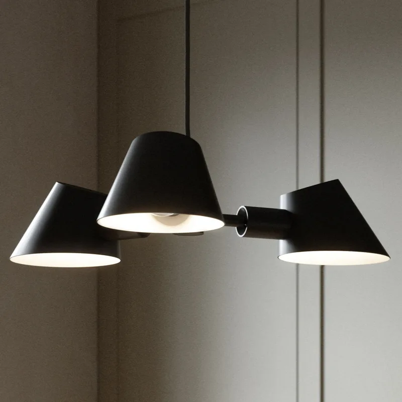 Stay 3 Hanglamp Zwart - DFTP DFTP by Nordlux - Woonkamer - Modern - Metaal - Meerdere lampen by Nordlux – product photo