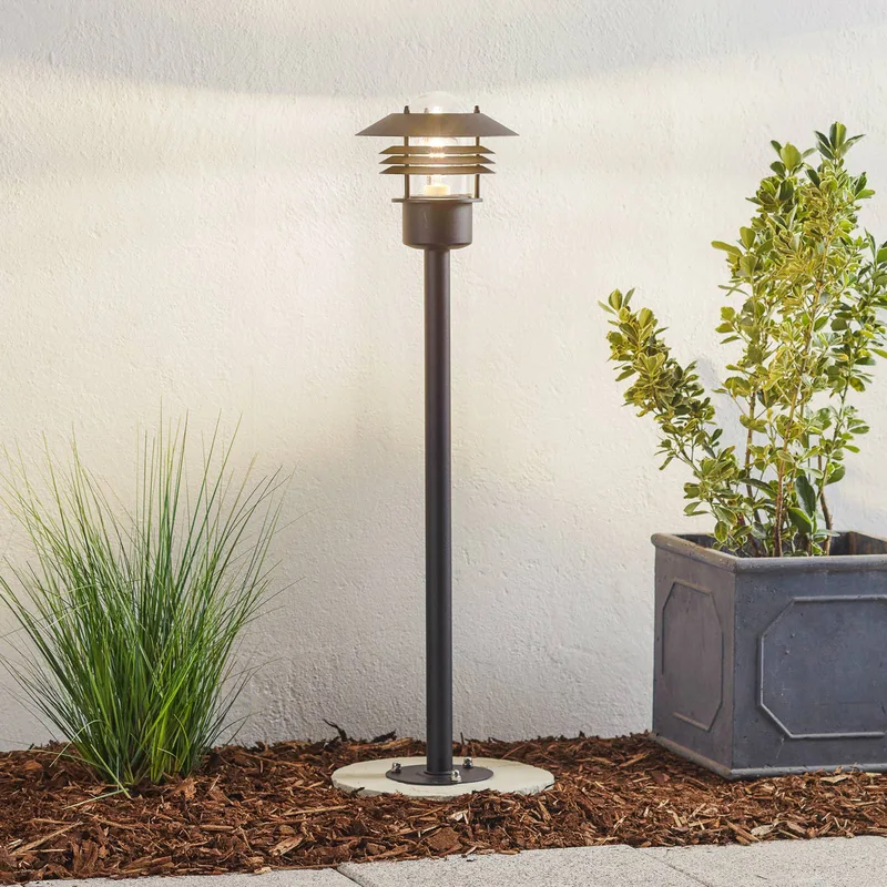 Stijlvolle padlamp Vejers, zwart by Nordlux in Zwart, helder – product photo