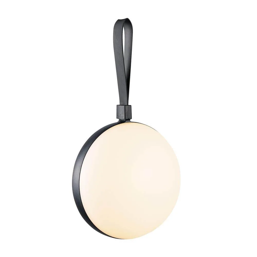 Strak tafellampjeBring To-Go zwart Ø 16cm - 2218023001 från Nordlux – produktbild
