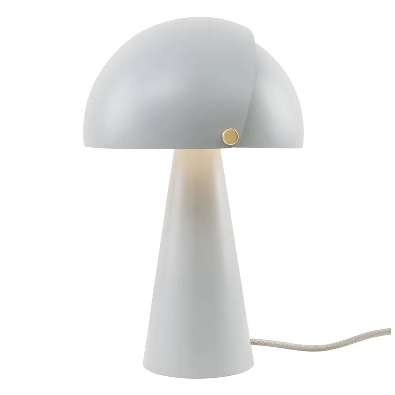 Tafellamp Align met kantelbare kap, grijs de Nordlux en Gris, Laiton – photo du produit 4 sur 4