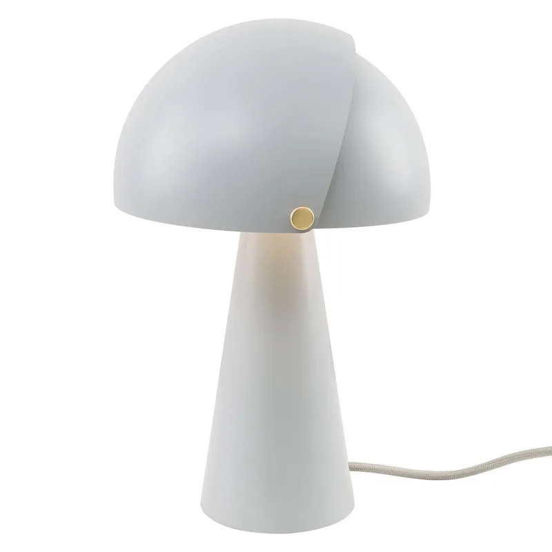 Tafellamp Align met kantelbare kap, grijs de Nordlux en Gris, Laiton – photo du produit 3 sur 4