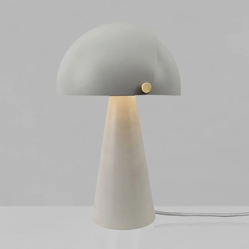 Tafellamp Align met kantelbare kap, grijs de Nordlux en Gris, Laiton – photo du produit 2 sur 4
