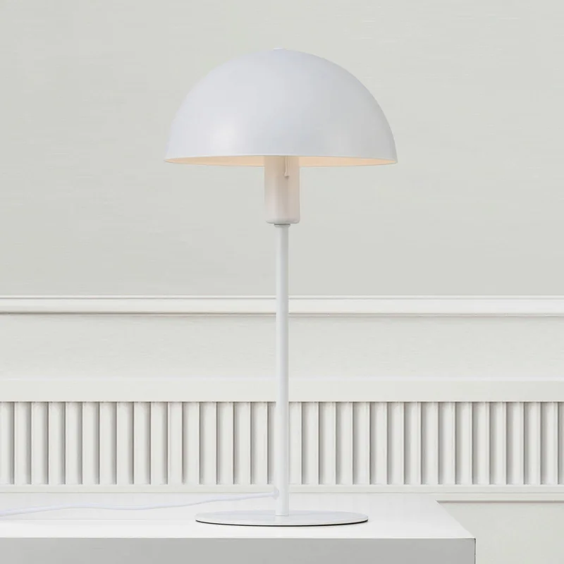 Tafellamp Ellen 20, metaal, fitting E14 de Nordlux en Wit – photo du produit