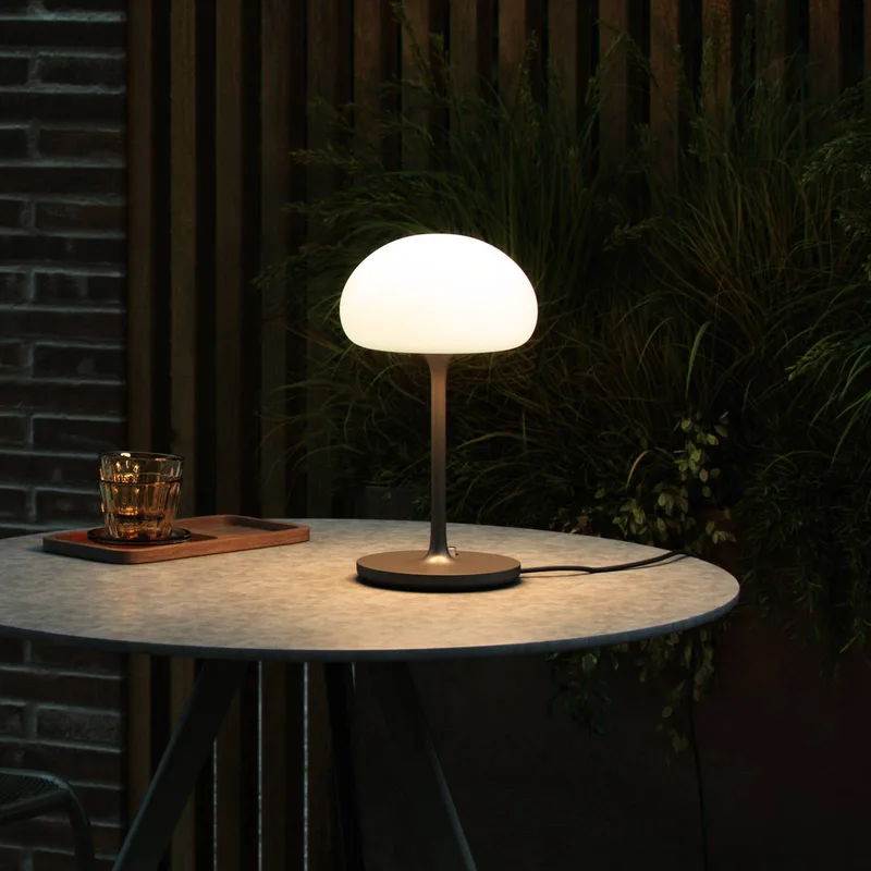Tafellamp Sponge on a Stick met accu, grijs by Nordlux in Wit, grijs – product photo
