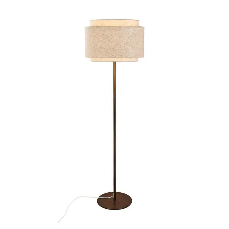 Takai vloerlamp, beige, textiel - DFTP DFTP by Nordlux - Woonkamer - Metaal fra Nordlux – produktbillede