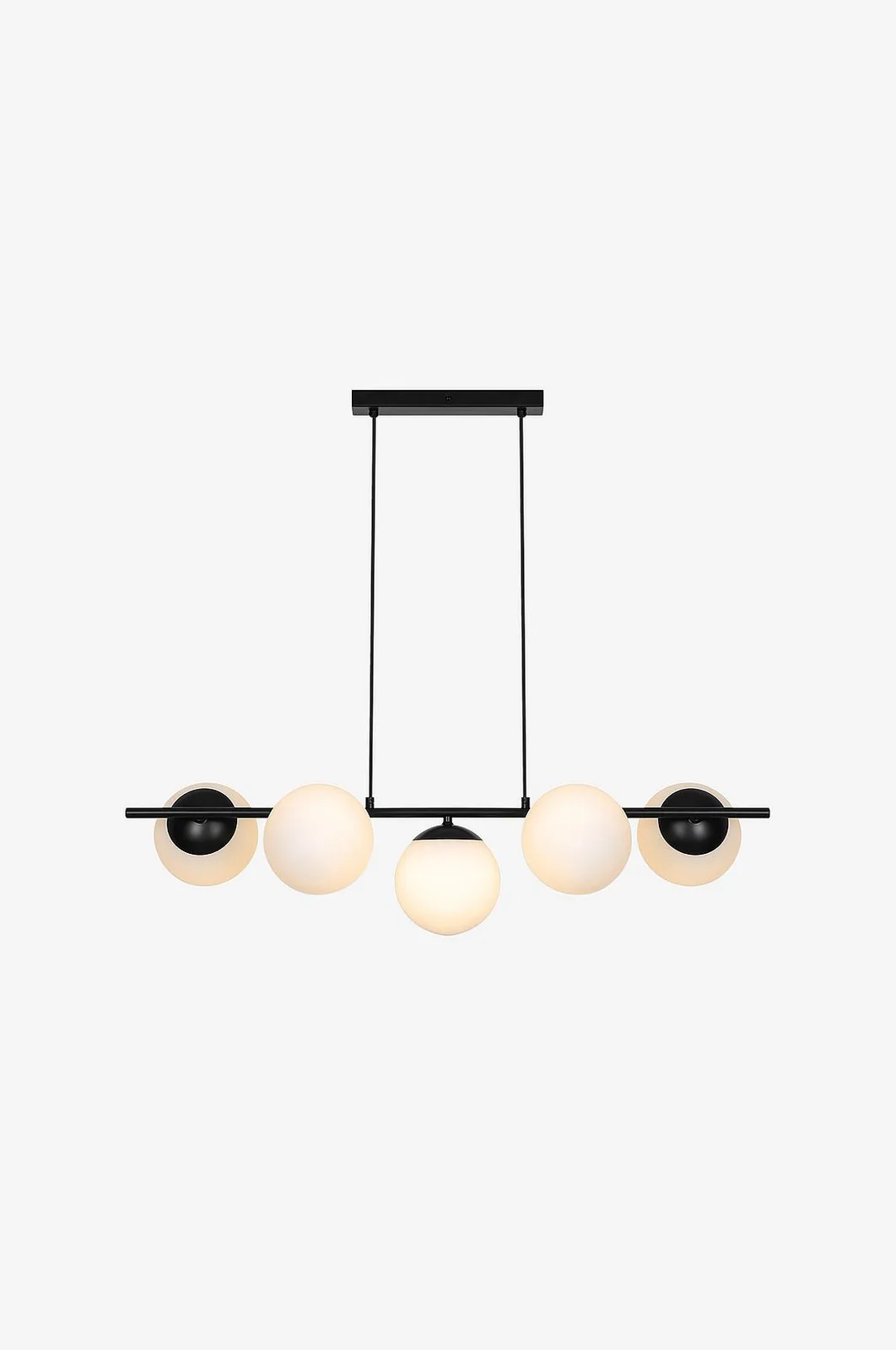 Taklampa Lilly 5-spot - Takpendlar - Från Homeroom från Nordlux i Svart – produktbild