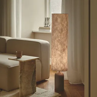 Talli vloerlamp, bruin, Tyvek/metaal, hoogte 113 cm by Nordlux in Lichtbruin, Cream – product photo 3 of 4