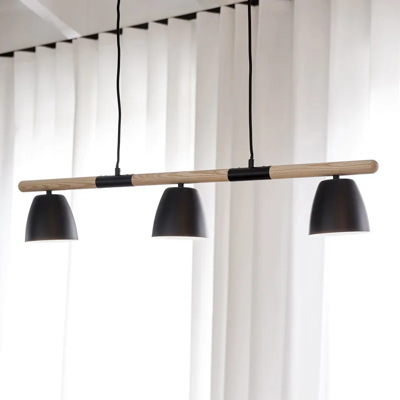 Theo 3 Hanglamp Black - Nordlux - Keuken - Modern - Metaal - Meerdere lampen by Nordlux – product photo