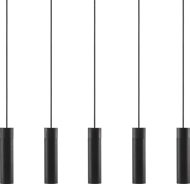 Tilo-hanglamp-5xGU10-zwart by Nordlux in Zwart – product photo