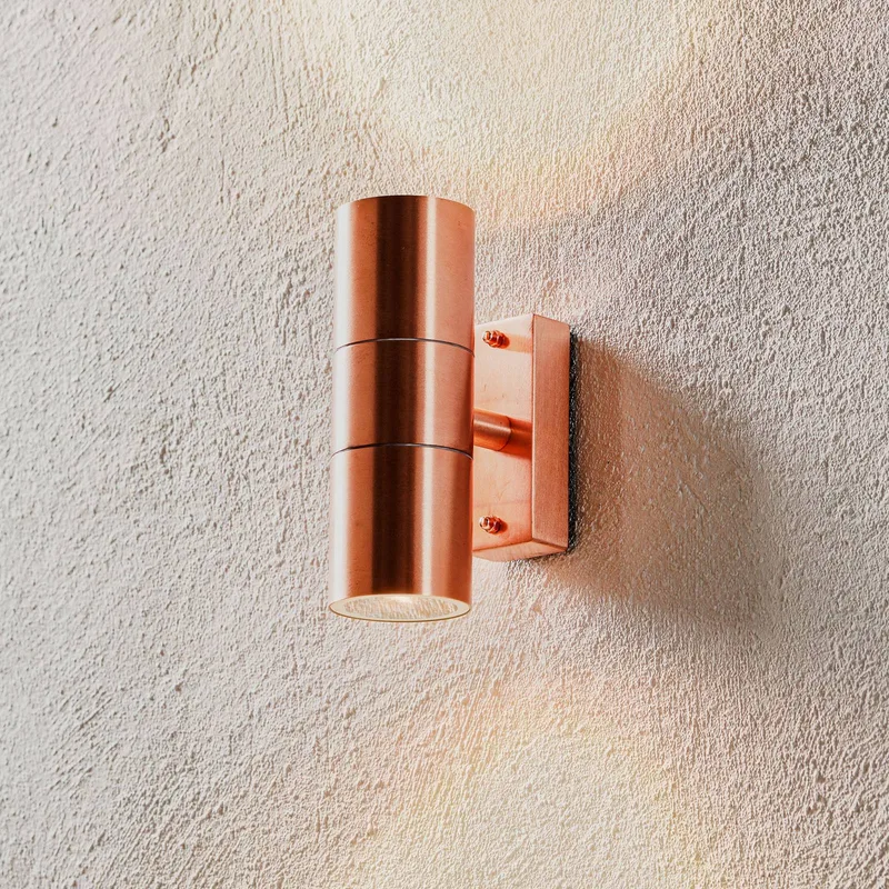 TIN Double Wall - koperkleurige lamp by Nordlux in Koper, helder – product photo