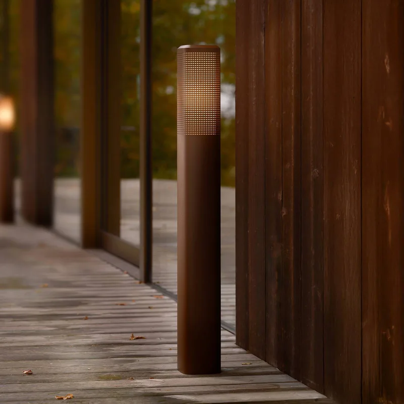 Tuinpadverlichting Sidara 95 Seaside, aluminium, IP44, E27 by Nordlux in Bruin – product photo