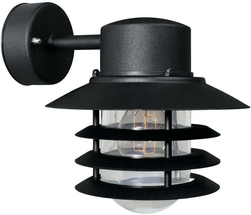 Vejers-wandlamp-down-E27-zwart de Nordlux en Zwart – photo du produit