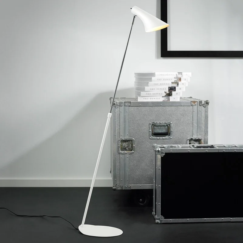 Vloerlamp Vanila, justeerbaar, wit van Nordlux in Wit, zilver – productfoto