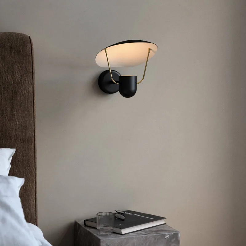 Wandlamp Fabiola met schakelaar, zwart by Nordlux in Black, White – product photo 1 of 2