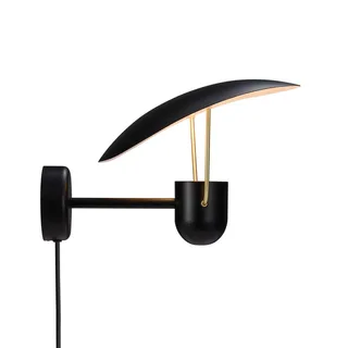 Wandlamp Fabiola met schakelaar, zwart by Nordlux in Black, White – product photo 2 of 2