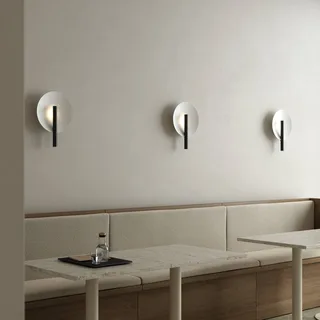 Wandlamp Furiko met schakelaar, zwart/wit by Nordlux in Black, White – product photo 1 of 2