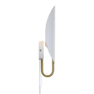 Wandlamp Spargo, indirect licht, wit/goud by Nordlux in White, Brass – product photo 2 of 2