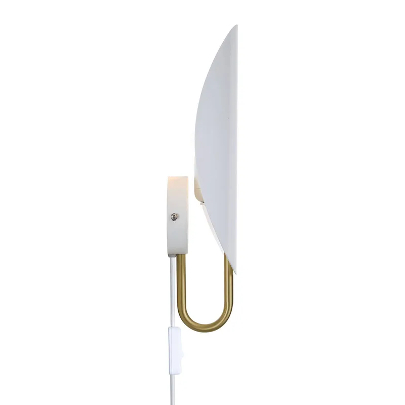 Wandlamp Spargo, indirect licht, wit/goud by Nordlux in White, Brass – product photo 2 of 2