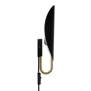 Wandlamp Spargo, indirect licht, zwart/goud by Nordlux in Black, Brass – product photo 2 of 2