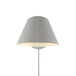 Wandlamp Stay Short met stekker, grijs de Nordlux en Gris, Blanc – photo du produit 1 sur 3