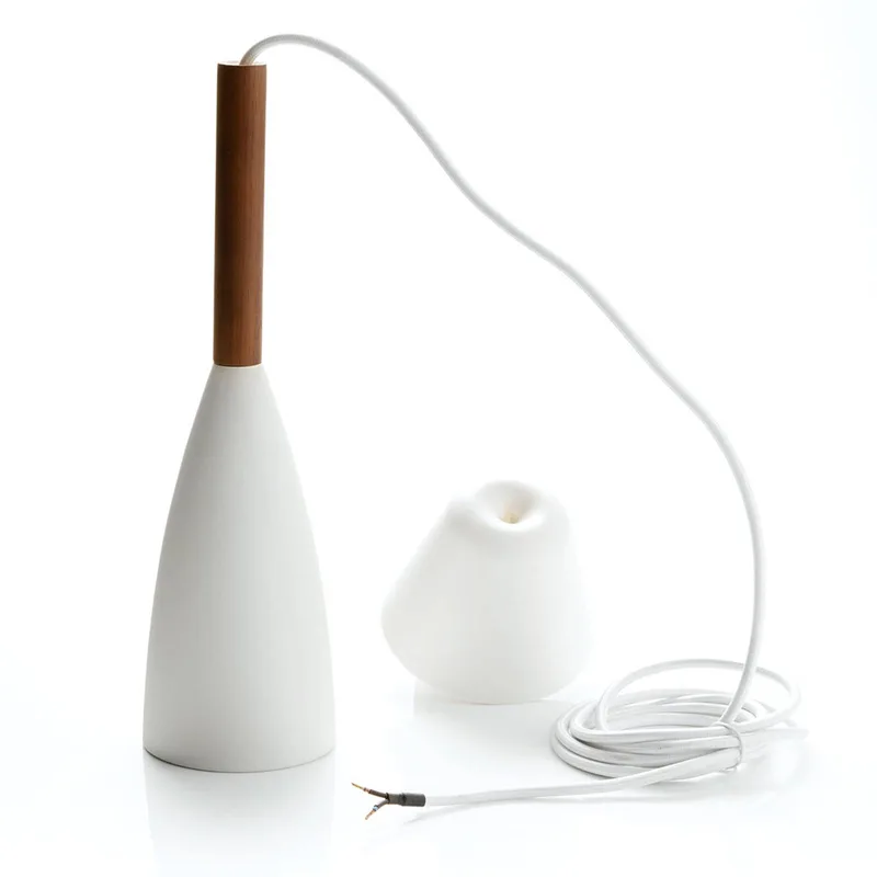 Witte metalen hanglamp Pure von Nordlux in Weiß, Walnoot – Produktfoto 3 von 4