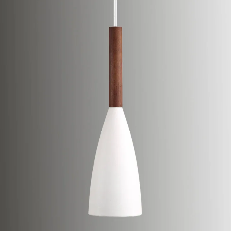 Witte metalen hanglamp Pure von Nordlux in Weiß, Walnoot – Produktfoto 2 von 4
