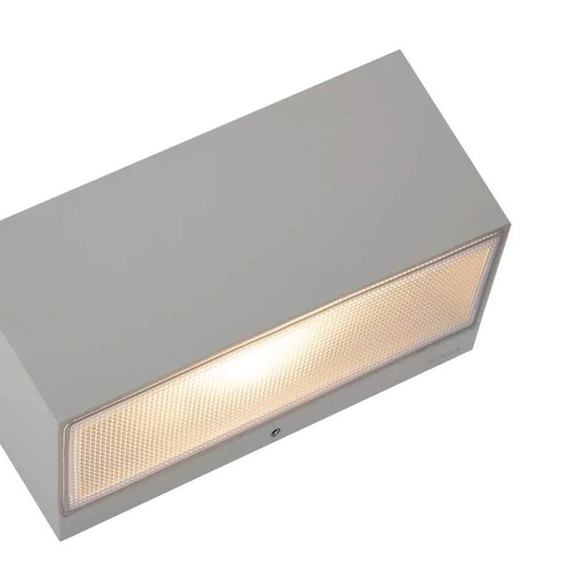 Asker Big Down Buiten Wandlamp Aluminium by Norlys – product photo