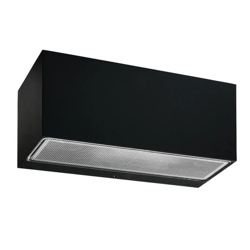 Asker Big Up/Down LED Buiten Wandlamp Zwart från Norlys – produktbild