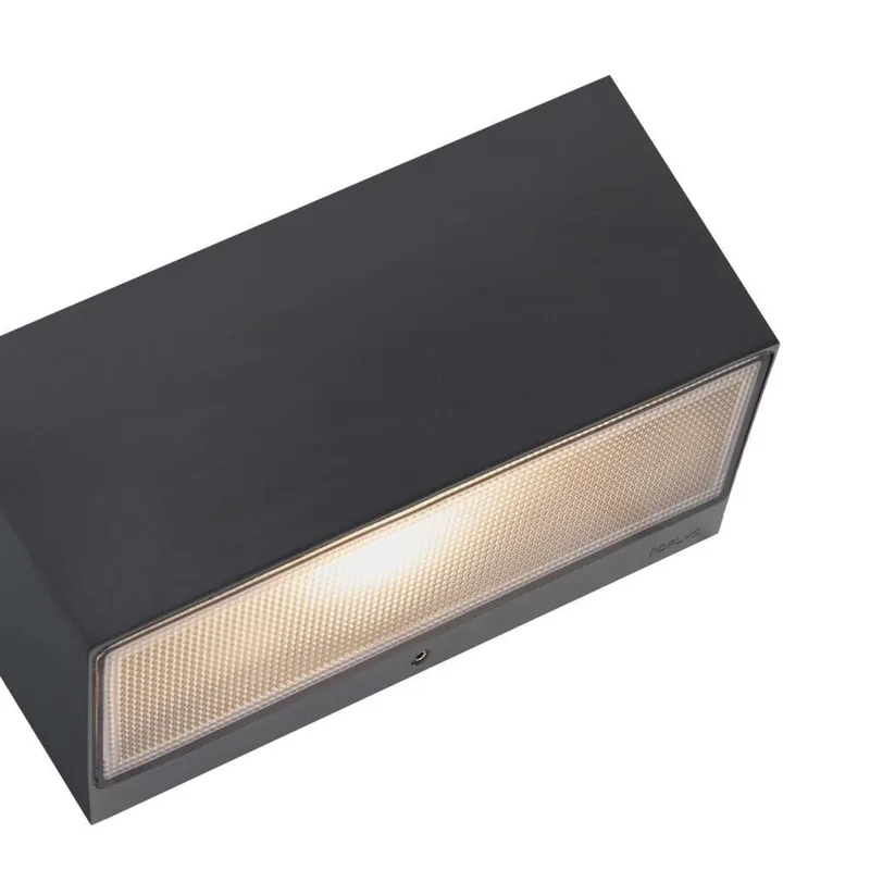 Asker grote LED buiten wandlamp, 13,7 W, grafiet by Norlys – product photo