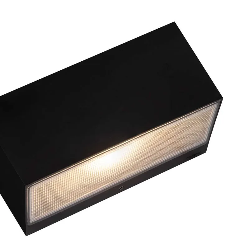 Asker grote LED buiten wandlamp, 8,4 W, zwart by Norlys – product photo