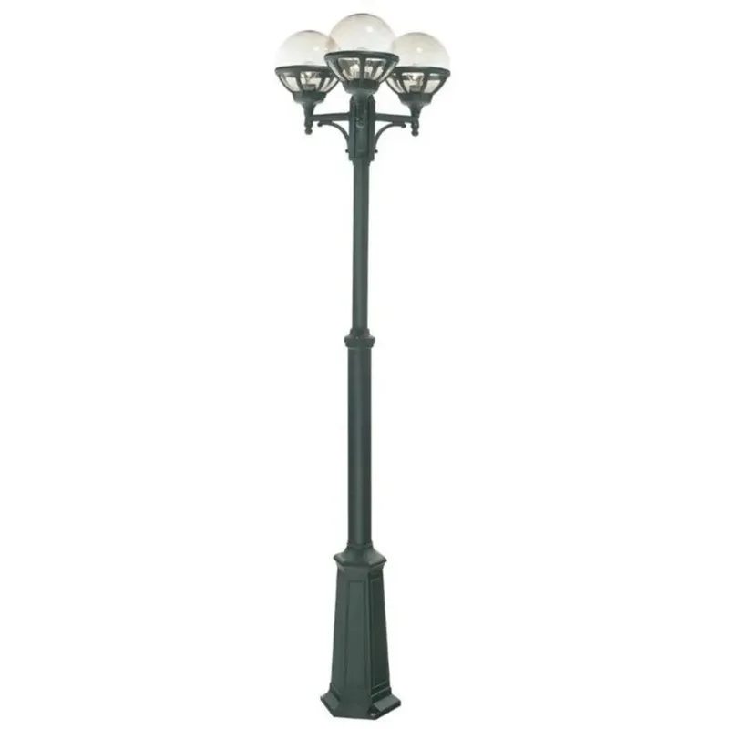 Bologna Buiten Park Lamp Helder/Zwart de Norlys – photo du produit