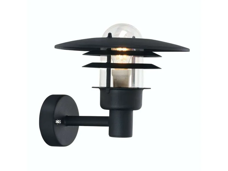 Larvik Buiten Wandlamp Black von Norlys – Produktfoto