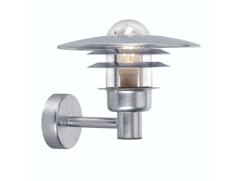 Larvik Buiten Wandlamp Galvaniseret van Norlys – productfoto