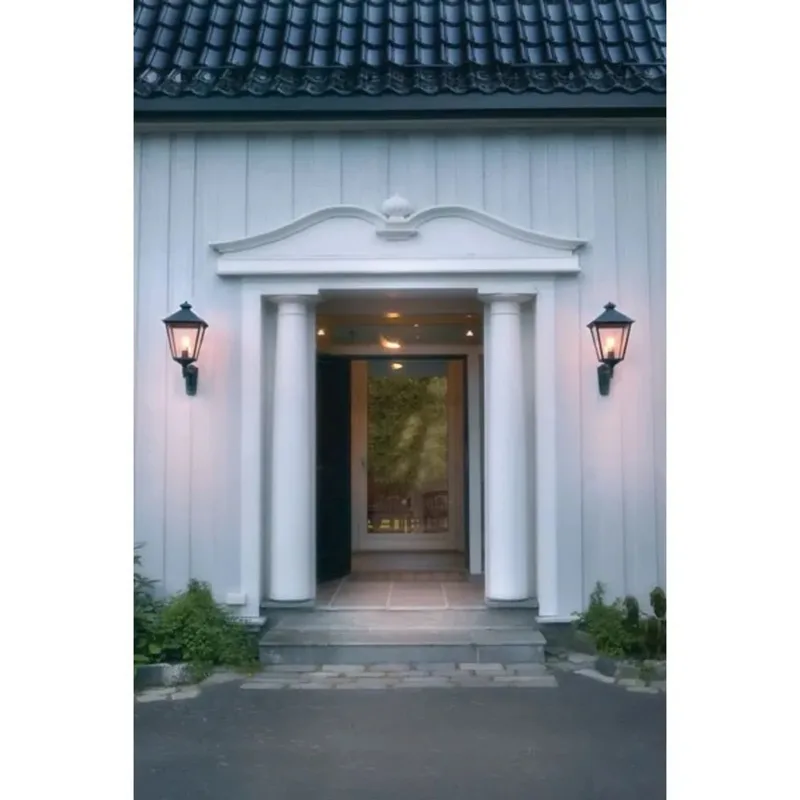 London Up Buiten Wandlamp Groot Wit fra Norlys – produktbillede
