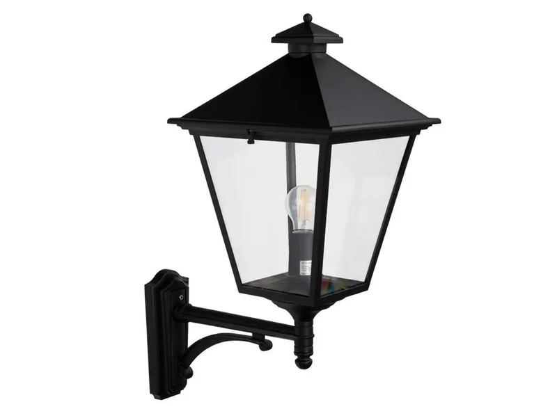London Up Buiten Wandlamp Groot Zwart by Norlys – product photo