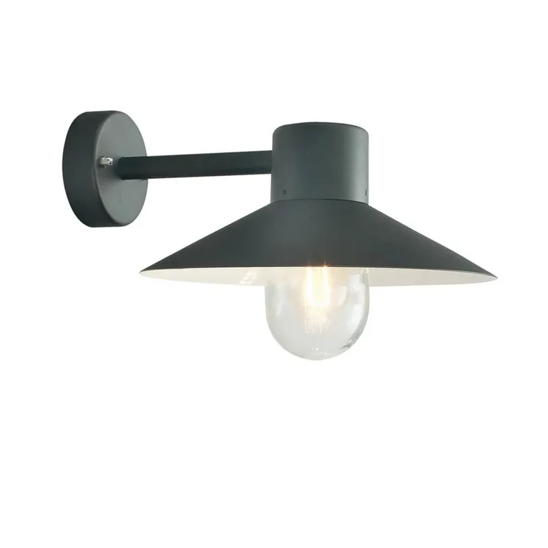 Lund Buiten Wandlamp Zwart från Norlys – produktbild