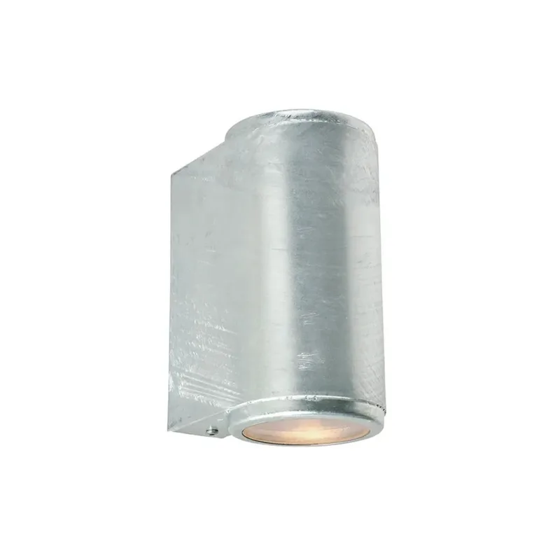 Mandal Buiten Wall Lamp Up/Down Galvanised fra Norlys – produktbillede