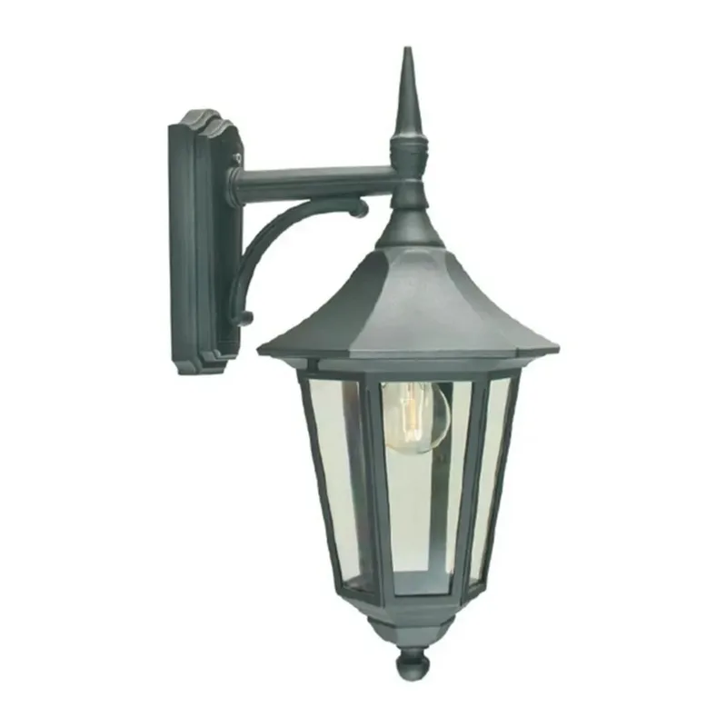 Modena Down Buiten Wandlamp Kleine Zwart by Norlys – product photo