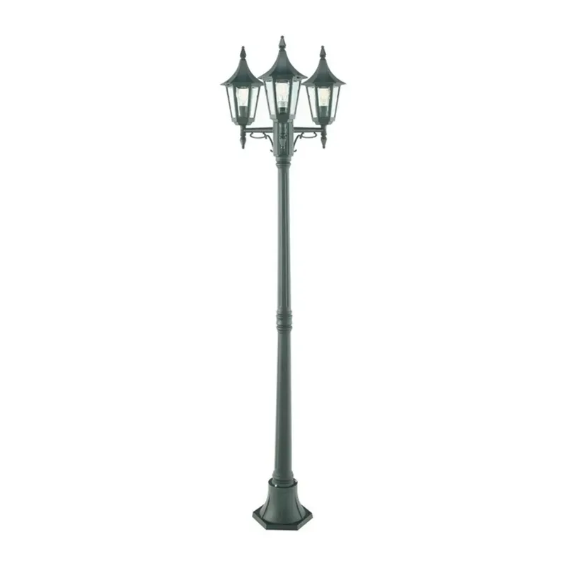 Rimini/Milano 3 Buiten Park Lamp Zwart fra Norlys – produktbillede