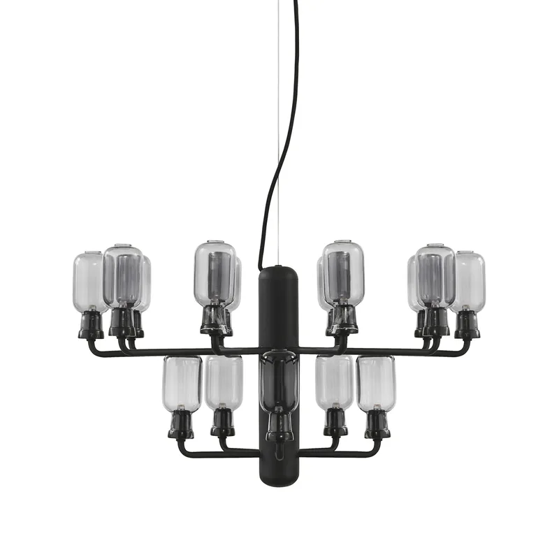 Amp Deckenleuchte Grau-schwarz van Normann Copenhagen – productfoto