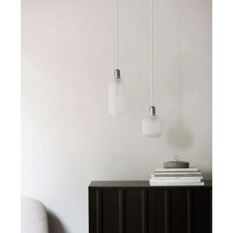 Amp Hanglamp Small Matt/White - Normann Copenhagen - Woonkamer - Glas by Normann Copenhagen – product photo
