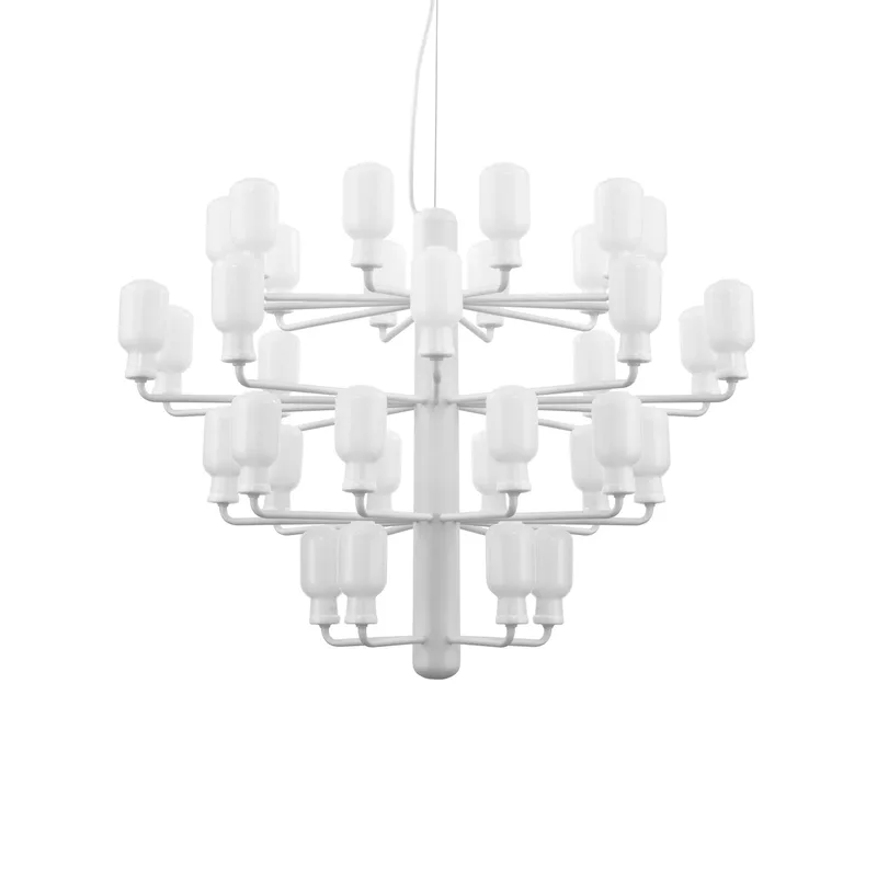 Amp Kronleuchter White, large by Normann Copenhagen – product photo