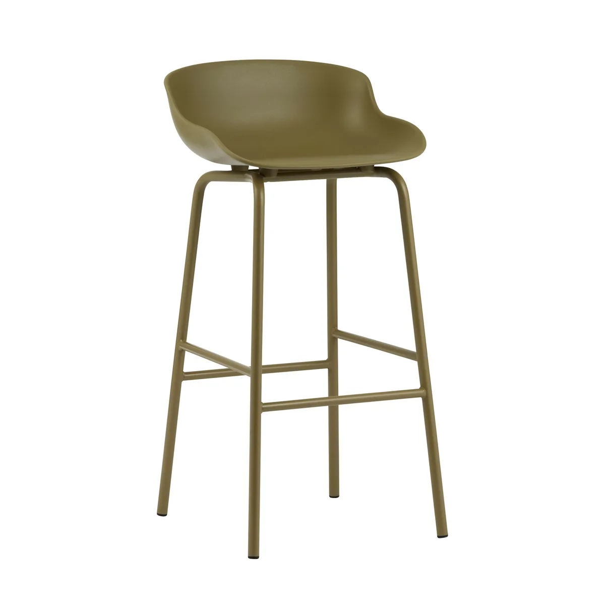 Barhocker Hyg - Grün - Polypropylen - Designer Simon Legald von Normann Copenhagen – Produktfoto