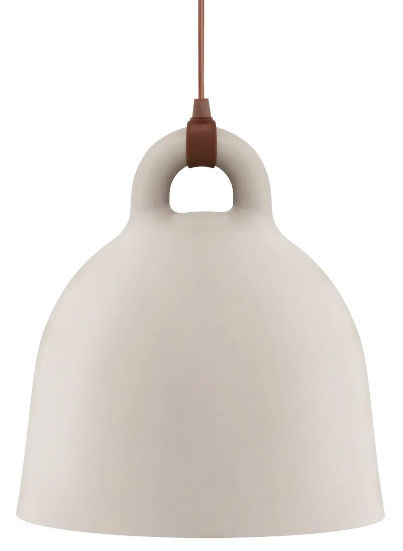 Bell Hanglamp Groot Sand - Normann Copenhagen - Woonkamer - Aluminium by Normann Copenhagen – product photo