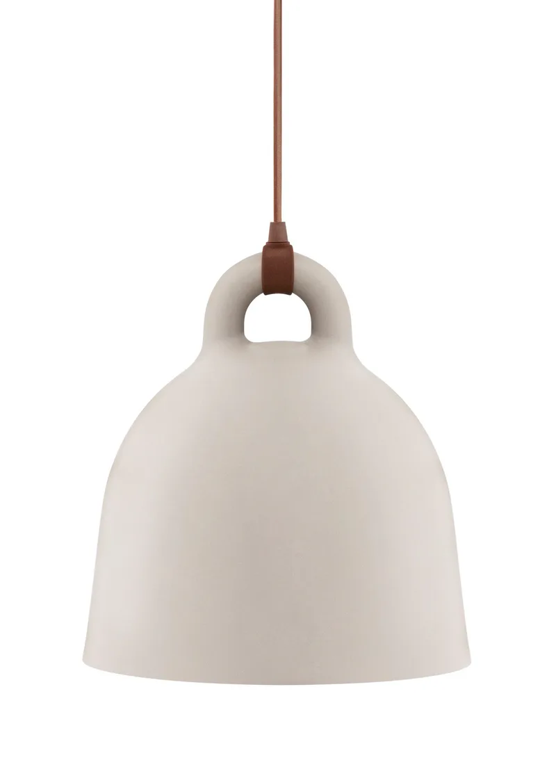 Bell Hanglamp Medium Sand - Normann Copenhagen - Woonkamer - Aluminium de Normann Copenhagen – photo du produit
