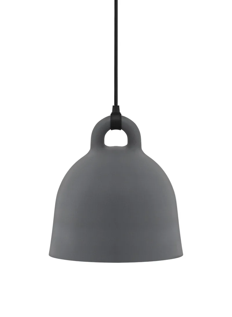 Bell Hanglamp Small Gray - Normann Copenhagen - Woonkamer - Aluminium by Normann Copenhagen – product photo